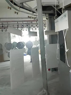 Solución Automatizada de Recubrimiento Electrostático: Grupo OPPLE