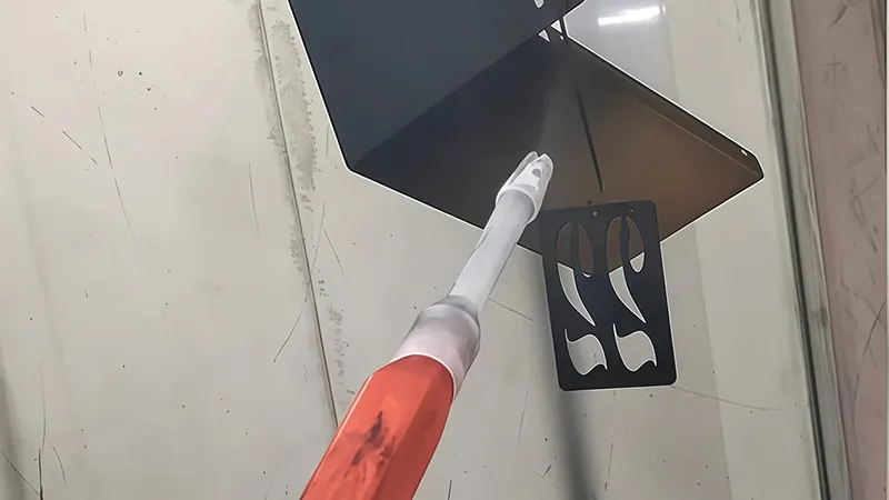 Recubrimiento Electrostático de Piezas Planas