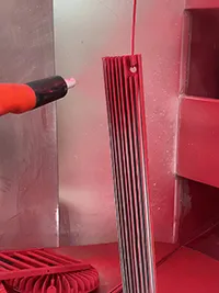 Recubrimiento en Polvo de Disipadores de Calor