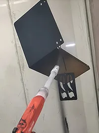 Recubrimiento en Polvo de Piezas con Superficie Plana